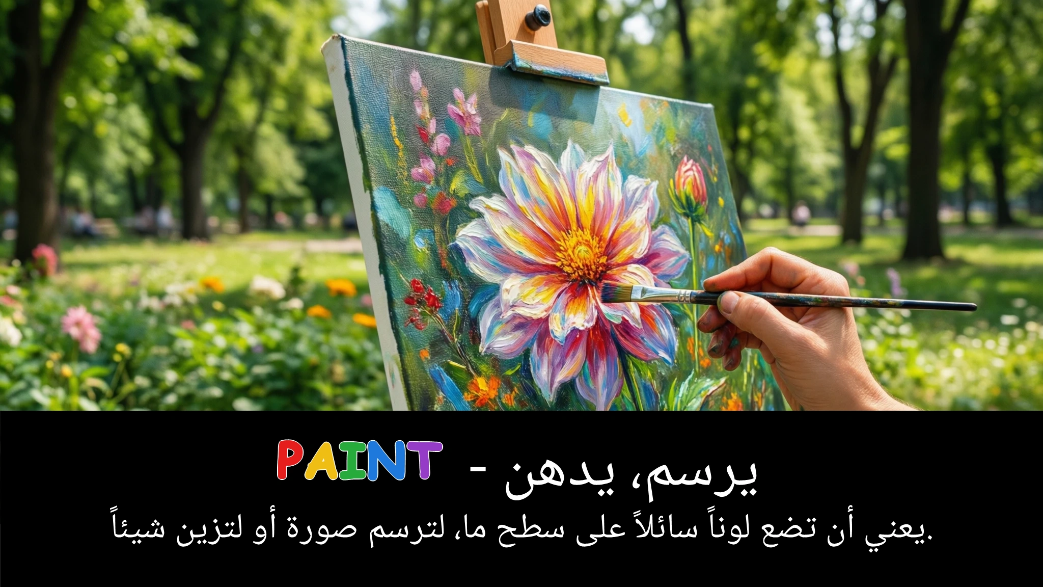 Arabic Illustration for paint